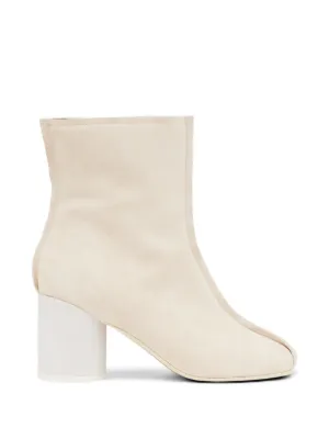MM6 Maison Margiela 40mm Anatomic Ankle Boots | White | FARFETCH