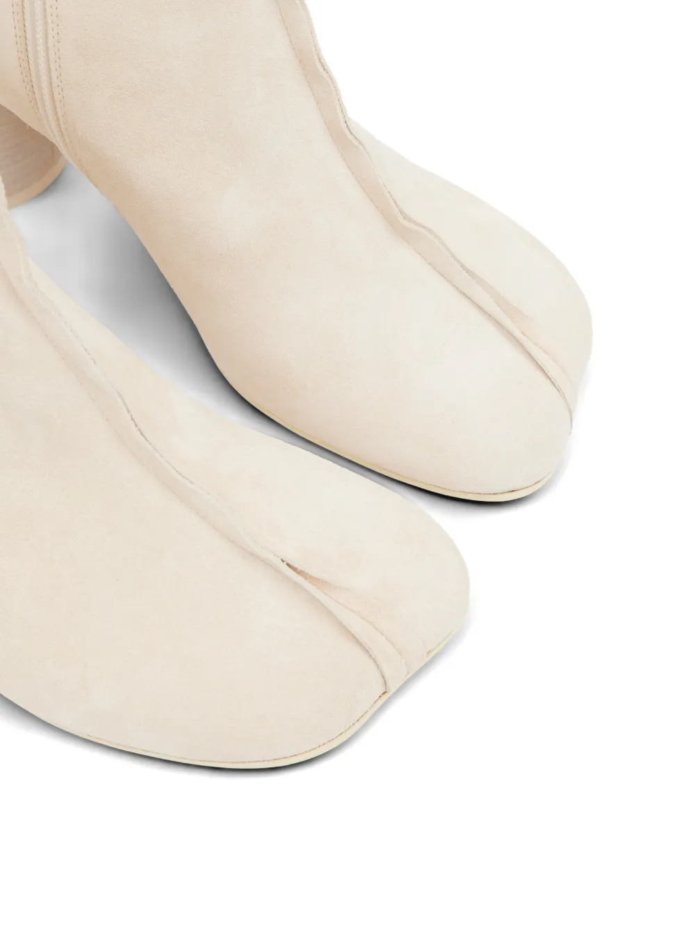 MM6 Maison Margiela Anatomic stitch-toe ankle boots Beige