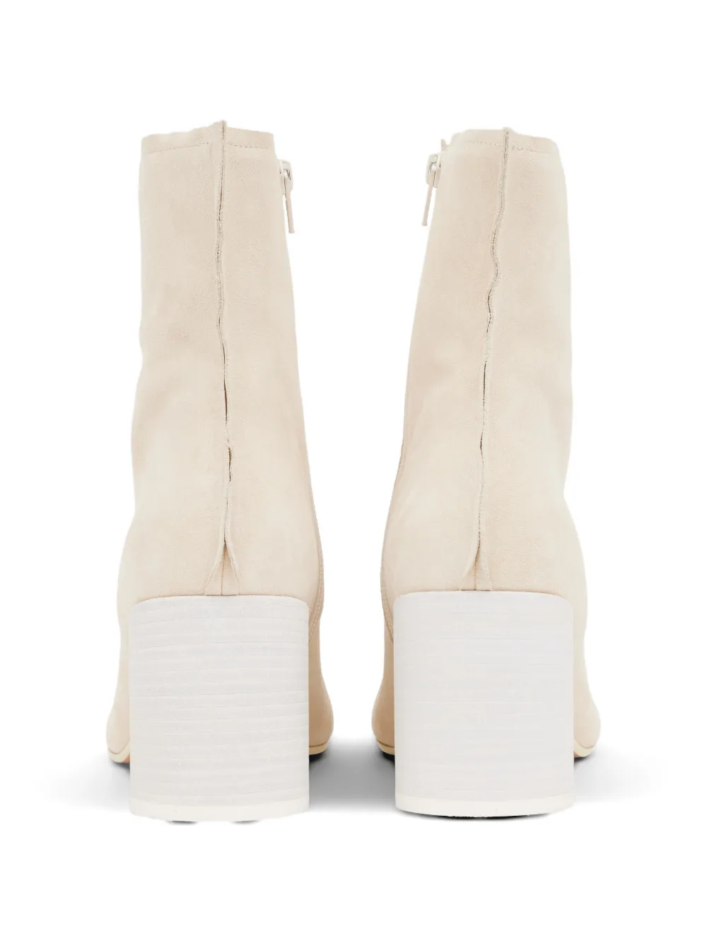MM6 Maison Margiela Anatomic stitch-toe ankle boots Beige
