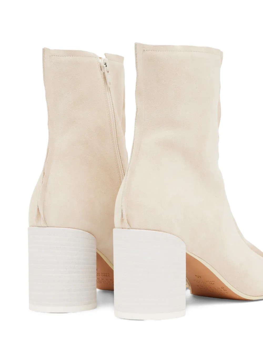 MM6 Maison Margiela Anatomic stitch-toe ankle boots Beige