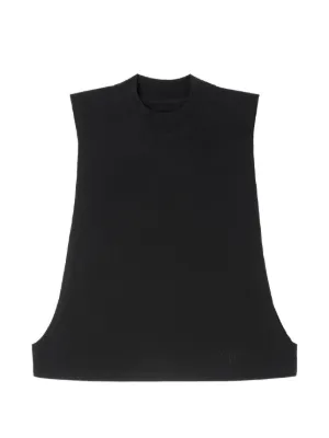 Alexander McQueen カットアウト メッシュ タンクトップ | ブラック