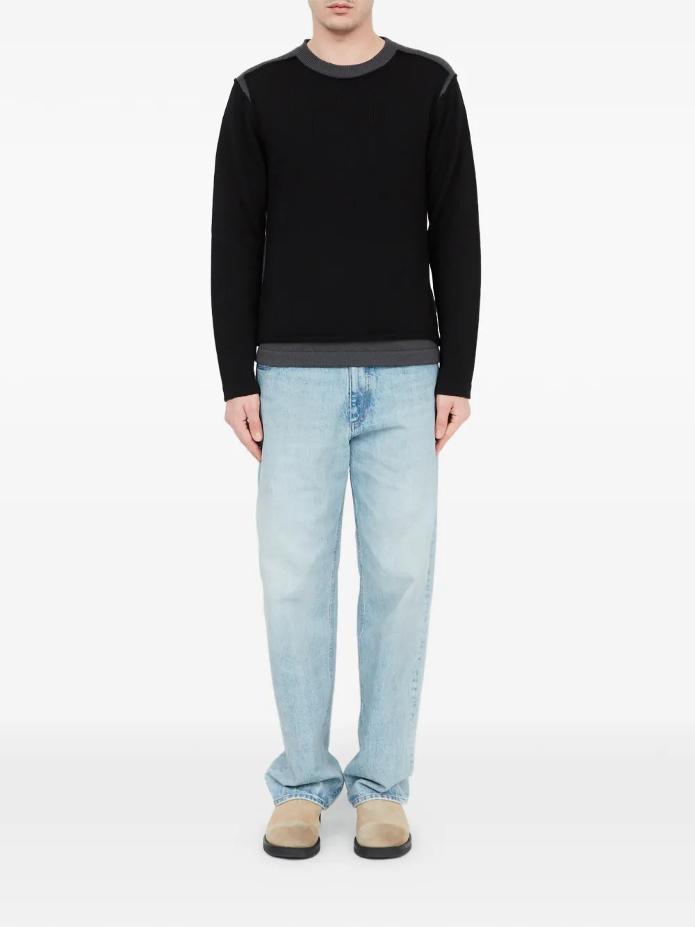 MM6 Maison Margiela Trui met ronde hals Zwart