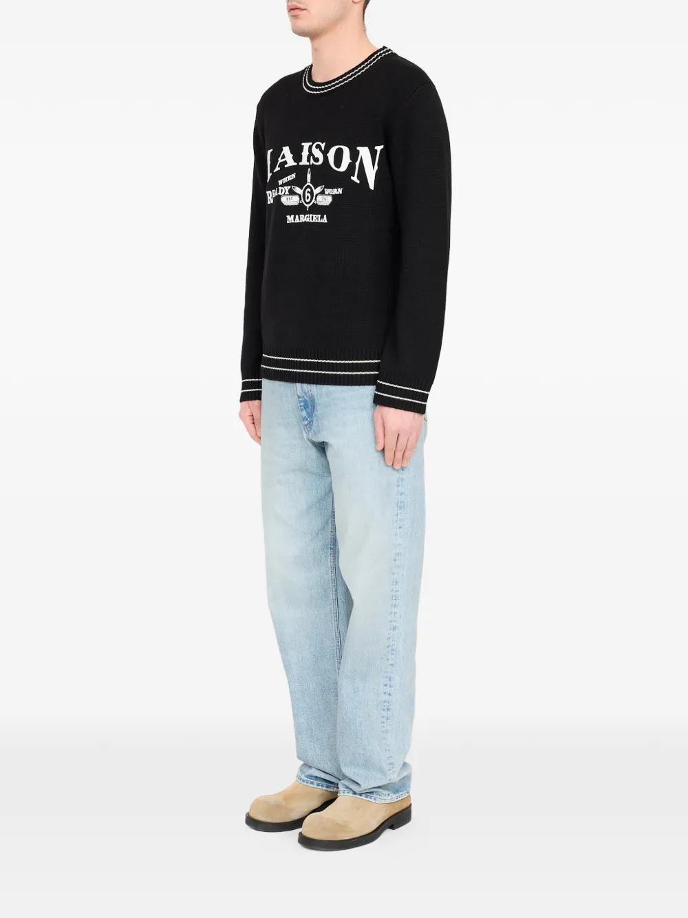 MM6 Maison Margiela Trui met wolblend Zwart