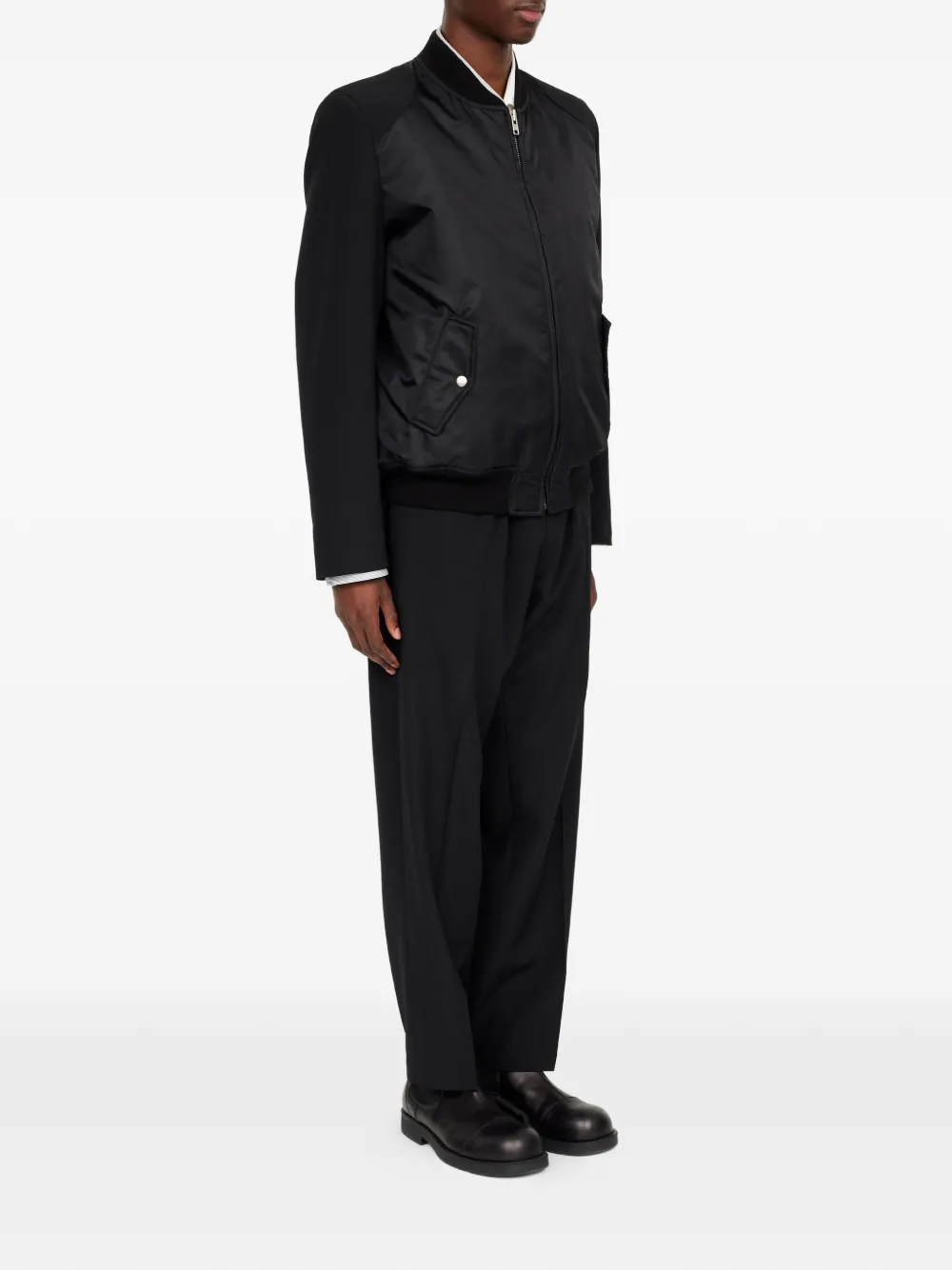 MM6 Maison Margiela Bomberjack met mannequin Zwart