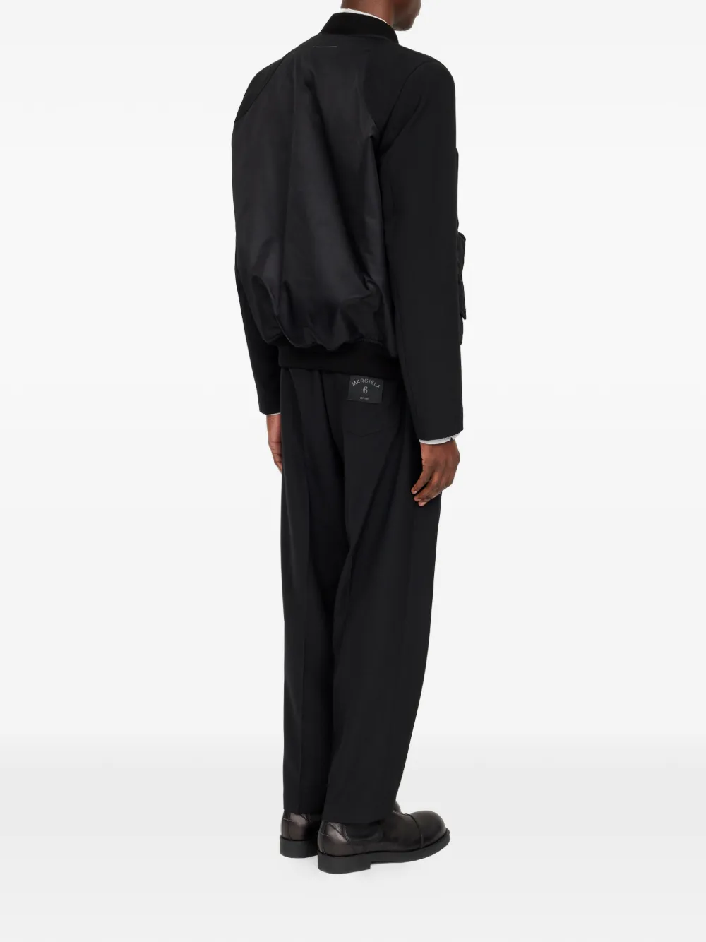MM6 Maison Margiela Bomberjack met mannequin Zwart