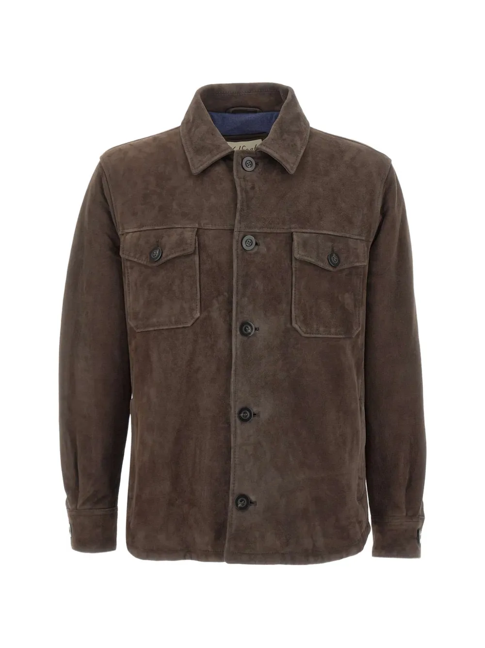 VOLFAGLI Colosseo Buccio suede jacket - Marrone