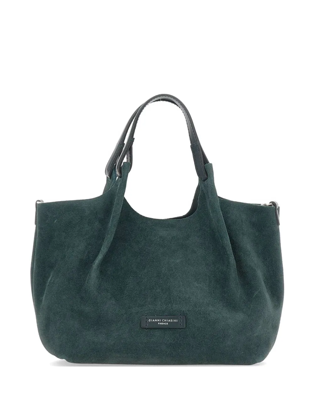 GIANNI CHIARINI Dua medium suède shopper Groen