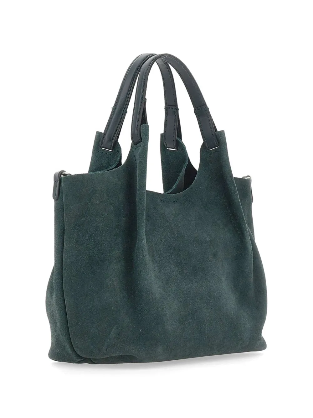 GIANNI CHIARINI Dua medium suède shopper Groen
