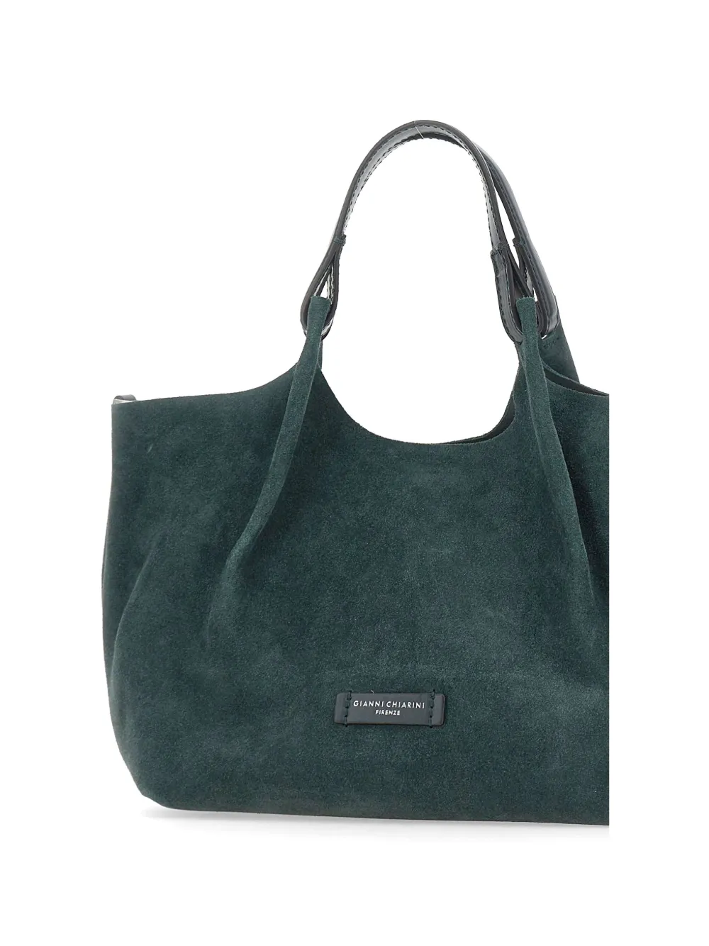 GIANNI CHIARINI Dua medium suède shopper Groen