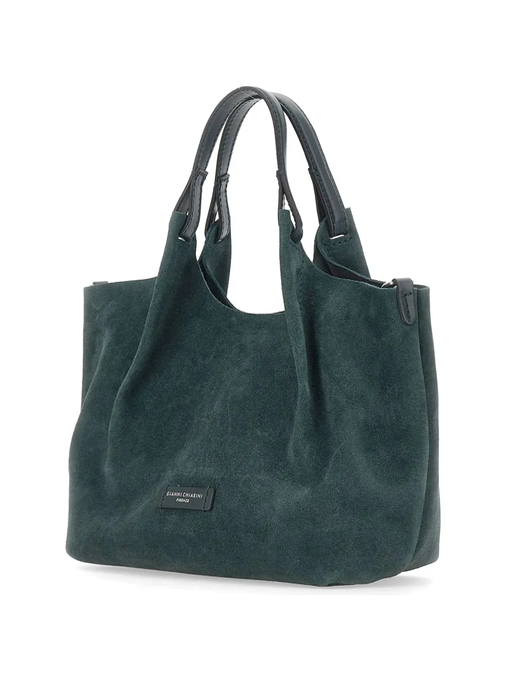 GIANNI CHIARINI Dua medium suède shopper Groen
