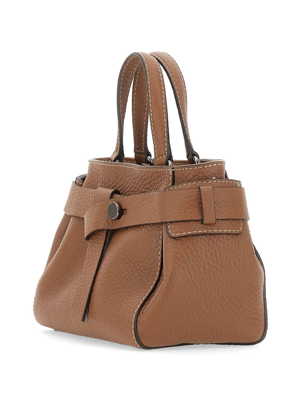 GIANNI CHIARINI Miranda shopper van geknoopt leer Bruin