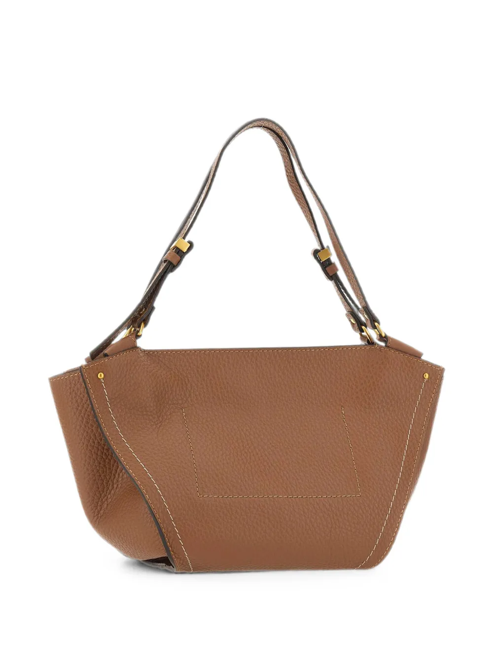 GIANNI CHIARINI Medium Bloom leren schoudertas Bruin