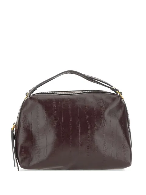 GIANNI CHIARINI Alifa striped-effect leather tote bag