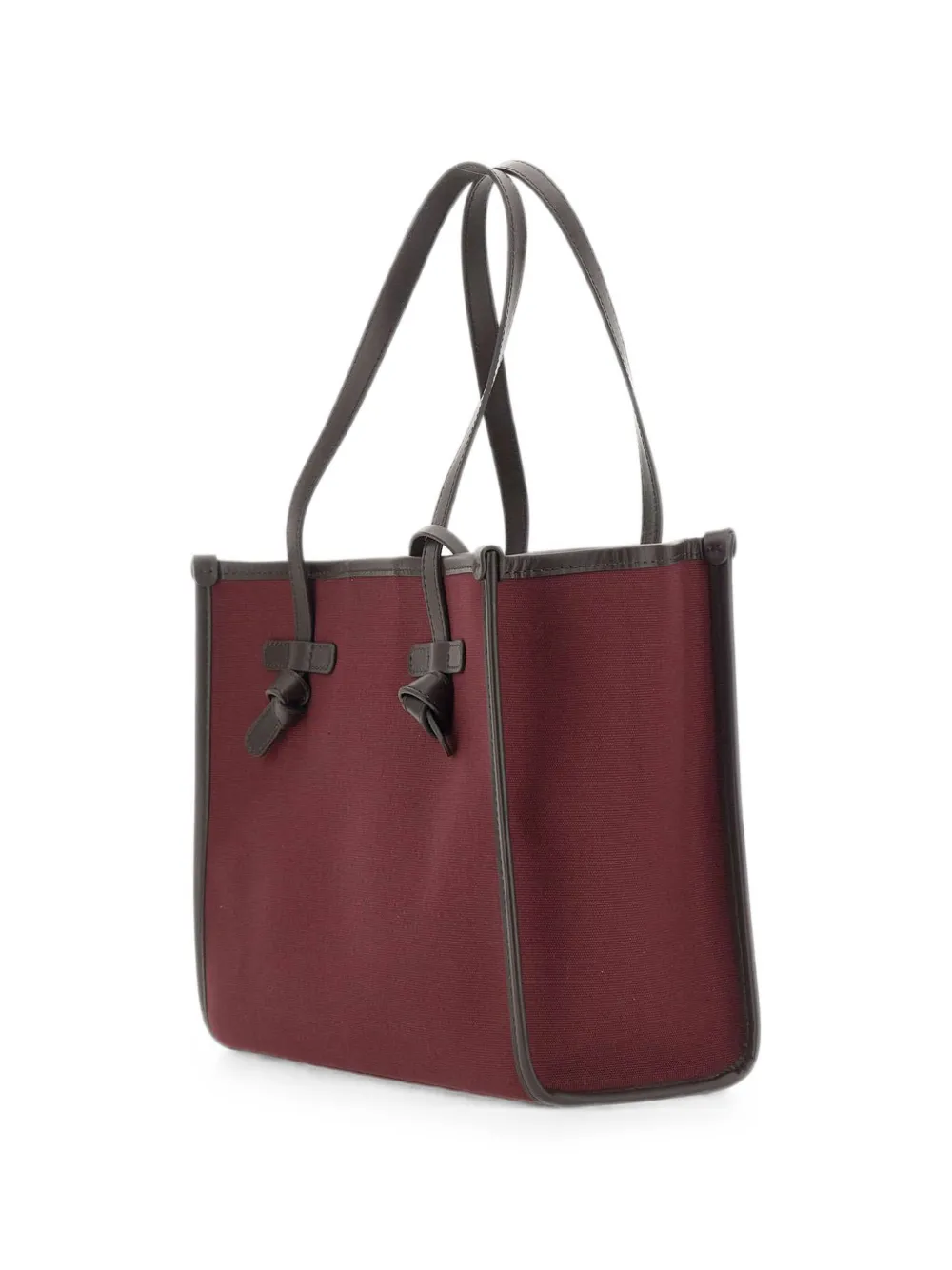 Marcella Club Medium Marcella Canvas Tote Bag In Burgundy