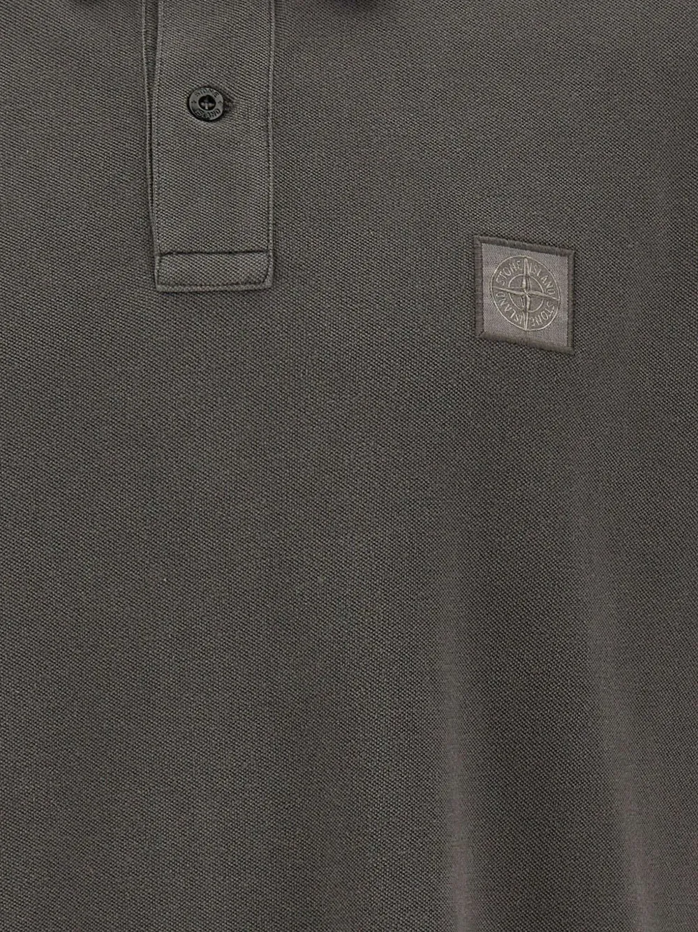 Stone Island Poloshirt met logopatch Grijs