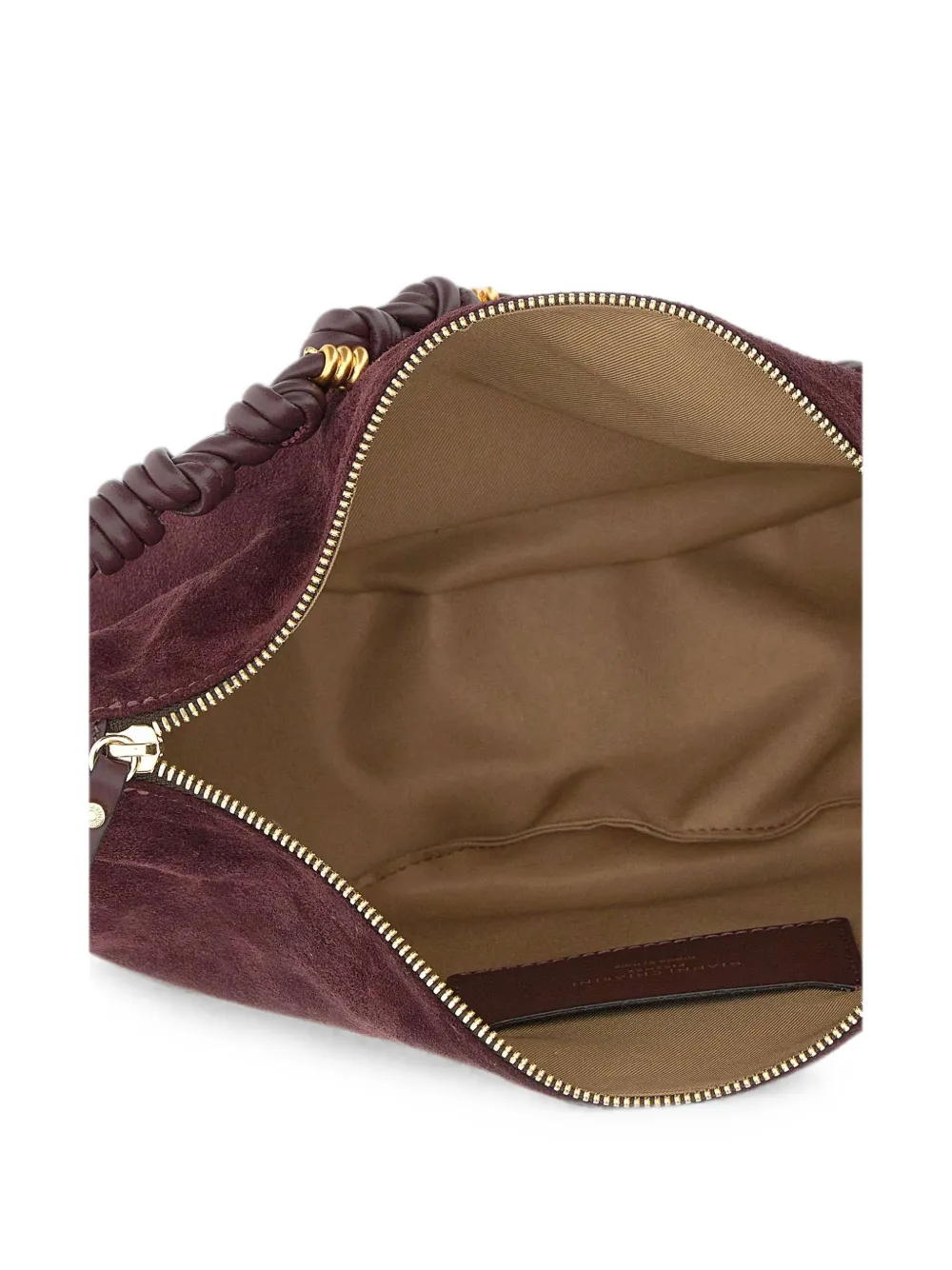 GIANNI CHIARINI Cleo suède schoudertas Rood