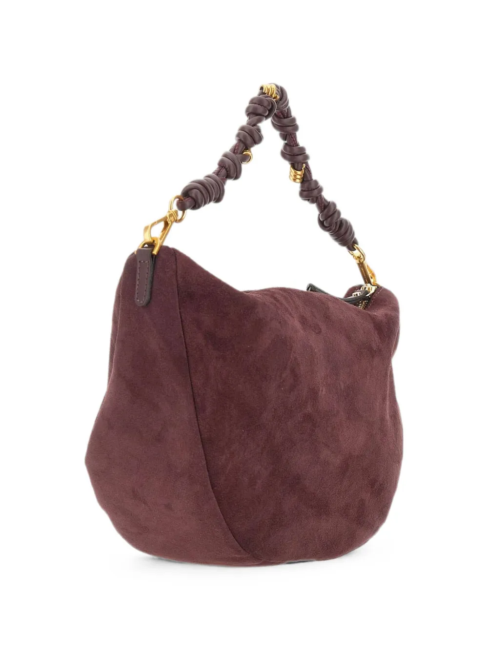 GIANNI CHIARINI Cleo suède schoudertas Rood