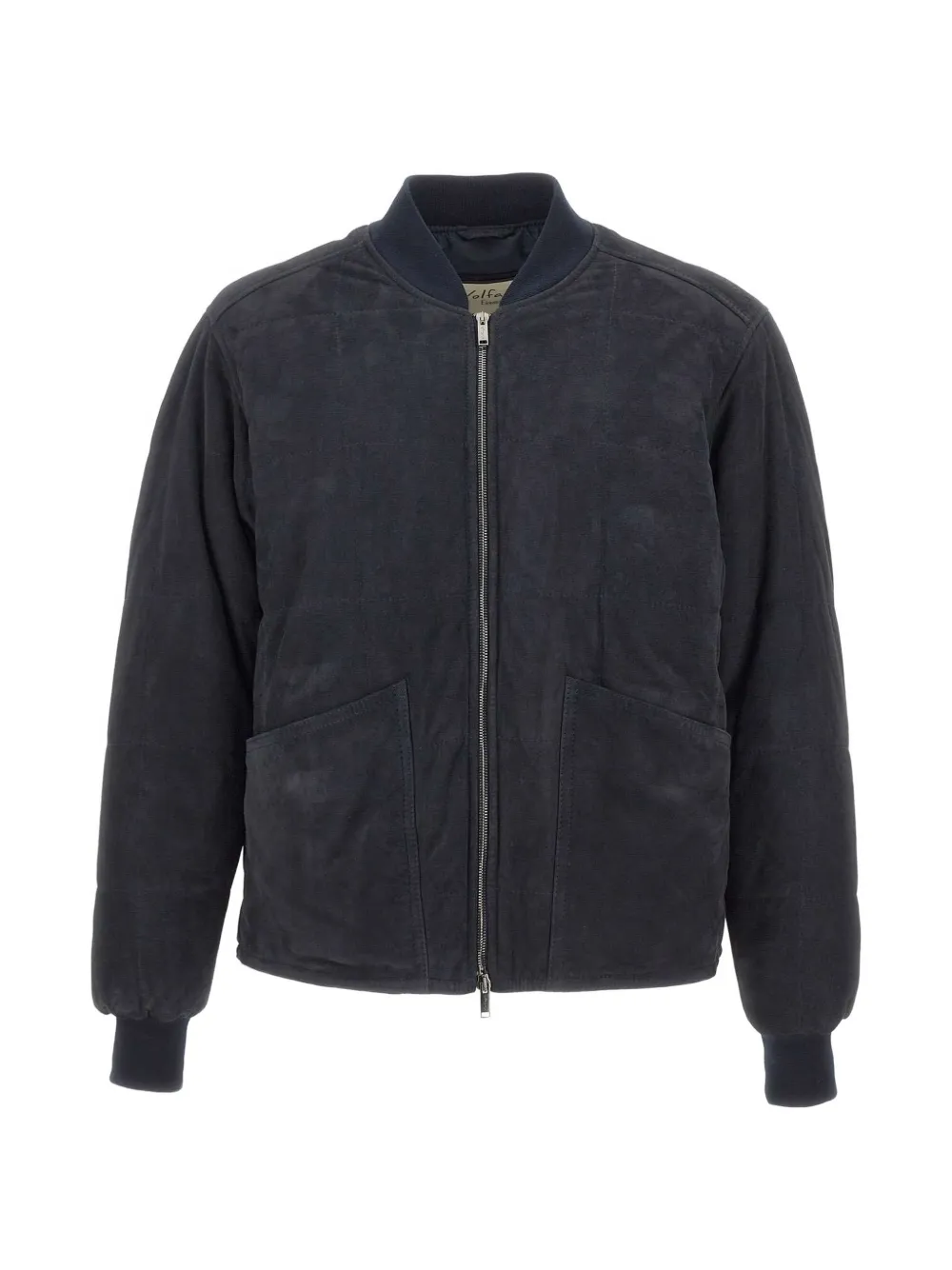 VOLFAGLI Pitti Camoscio leather jacket - Blu