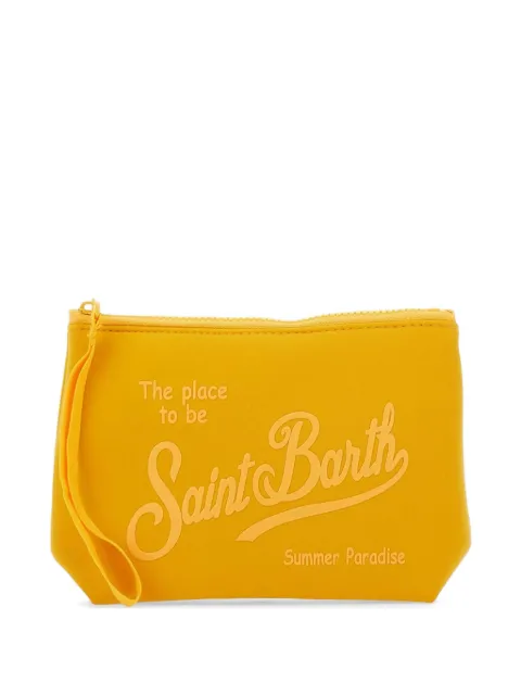MC2 Saint Barth Aline logo-print clutch bag