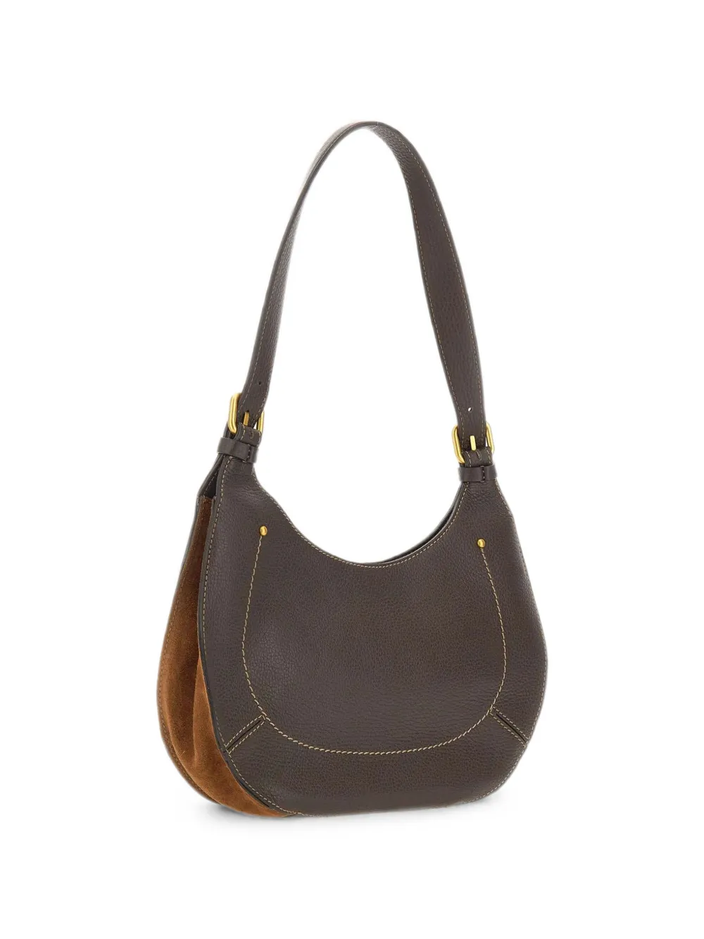 GIANNI CHIARINI Gabry leren schoudertas Bruin