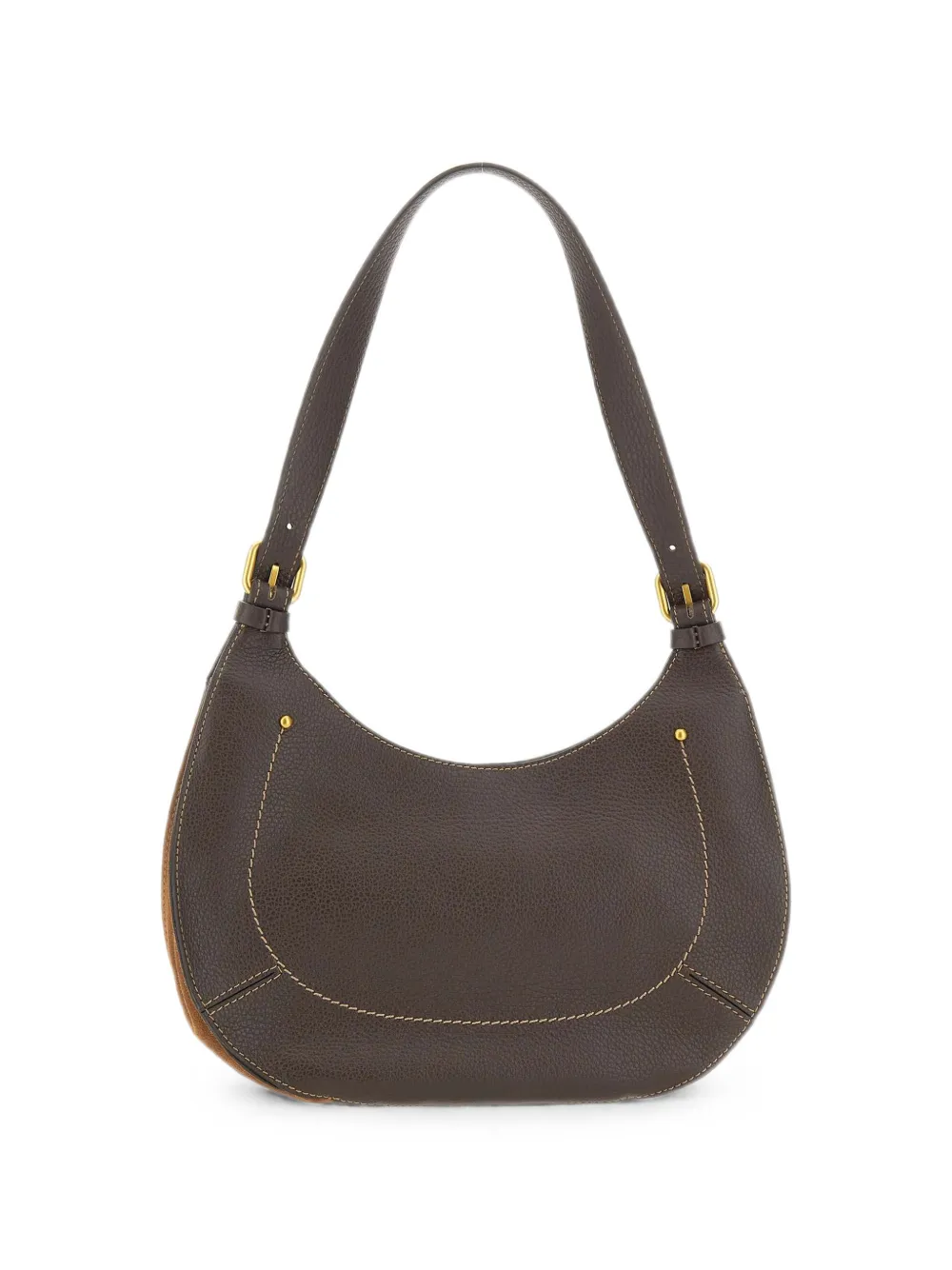 GIANNI CHIARINI Gabry leren schoudertas Bruin