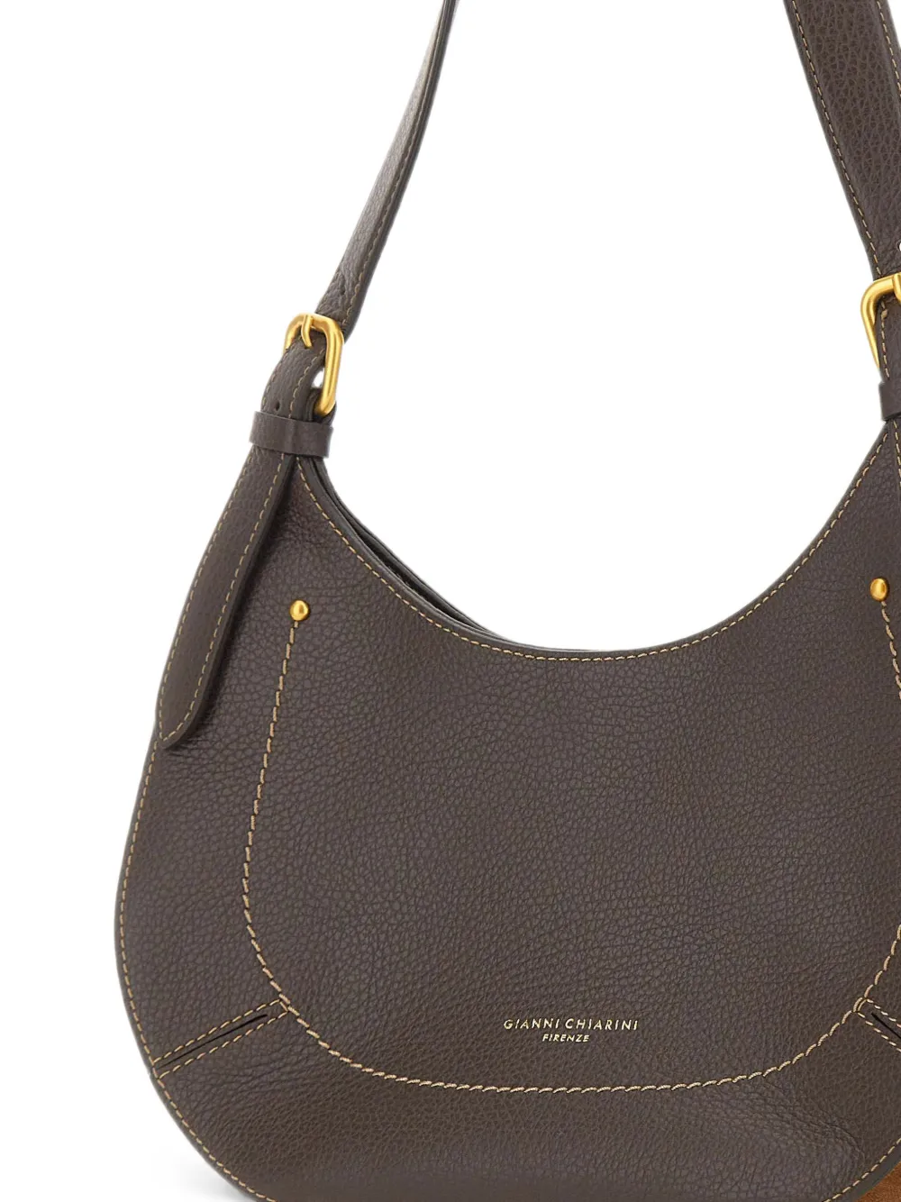 GIANNI CHIARINI Gabry leren schoudertas Bruin
