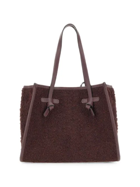 MARCELLA CLUB Marcella bouclé-effect tote bag
