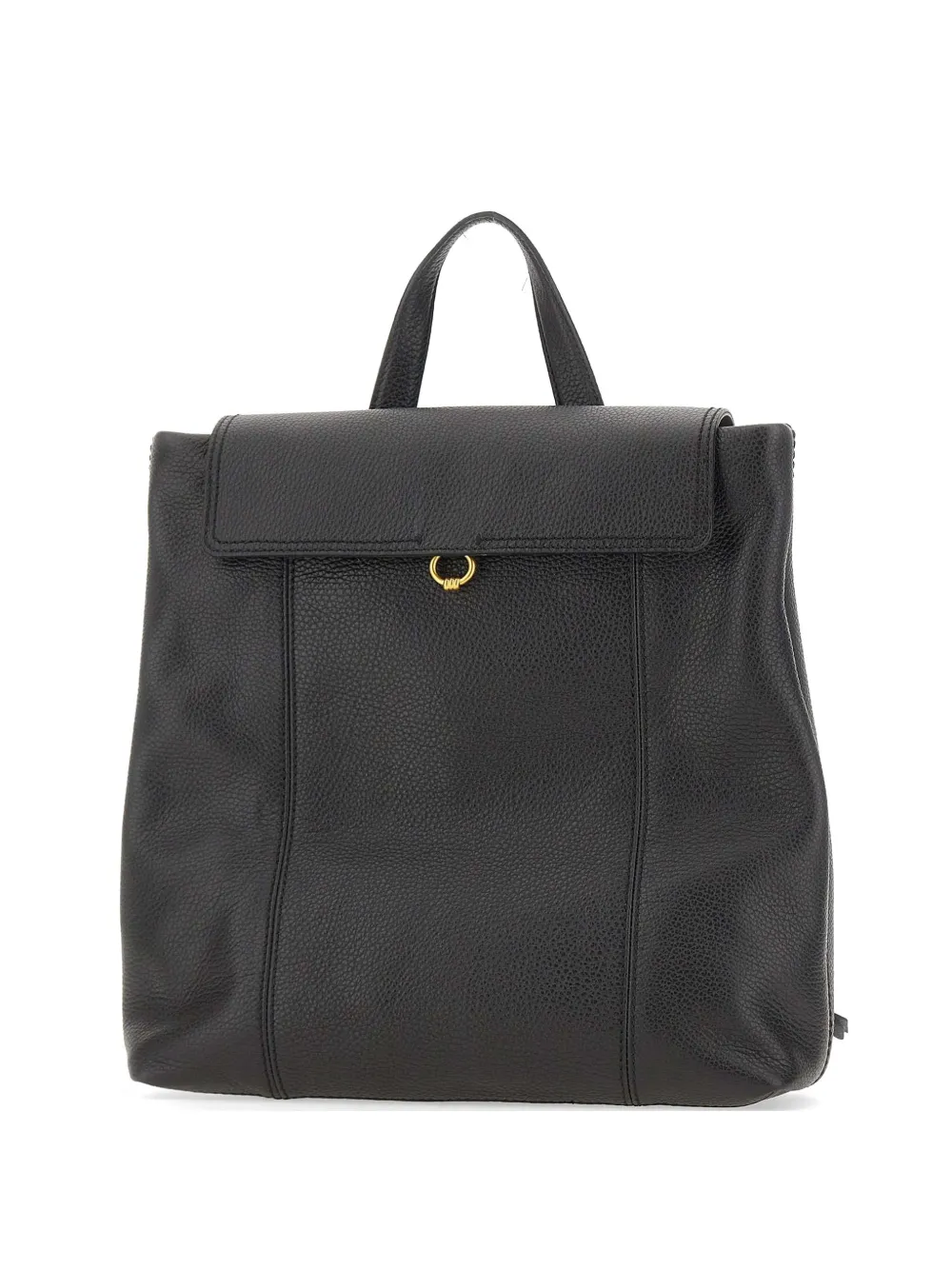 GIANNI CHIARINI Vicky hammered leather backpack - Nero