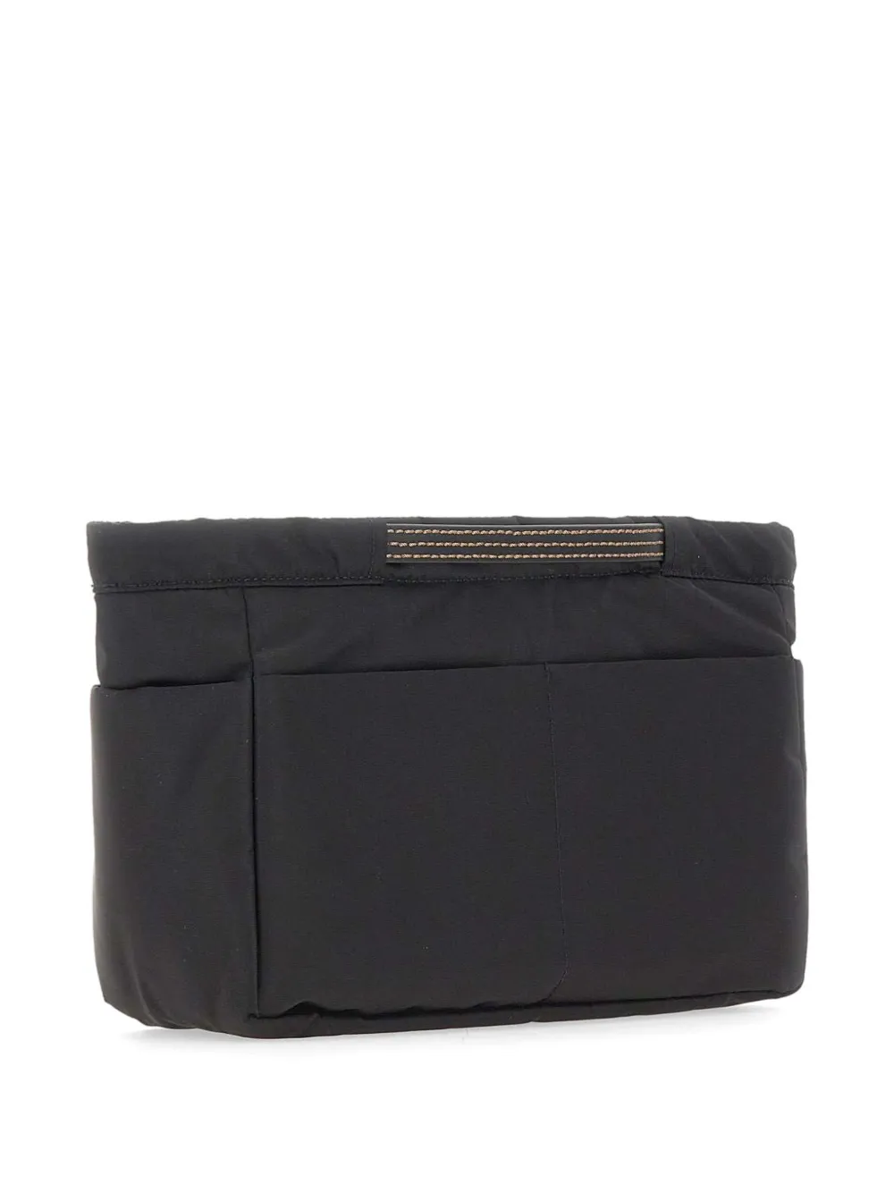 GIANNI CHIARINI Bagsin Bag clutch met leren afwerking Zwart