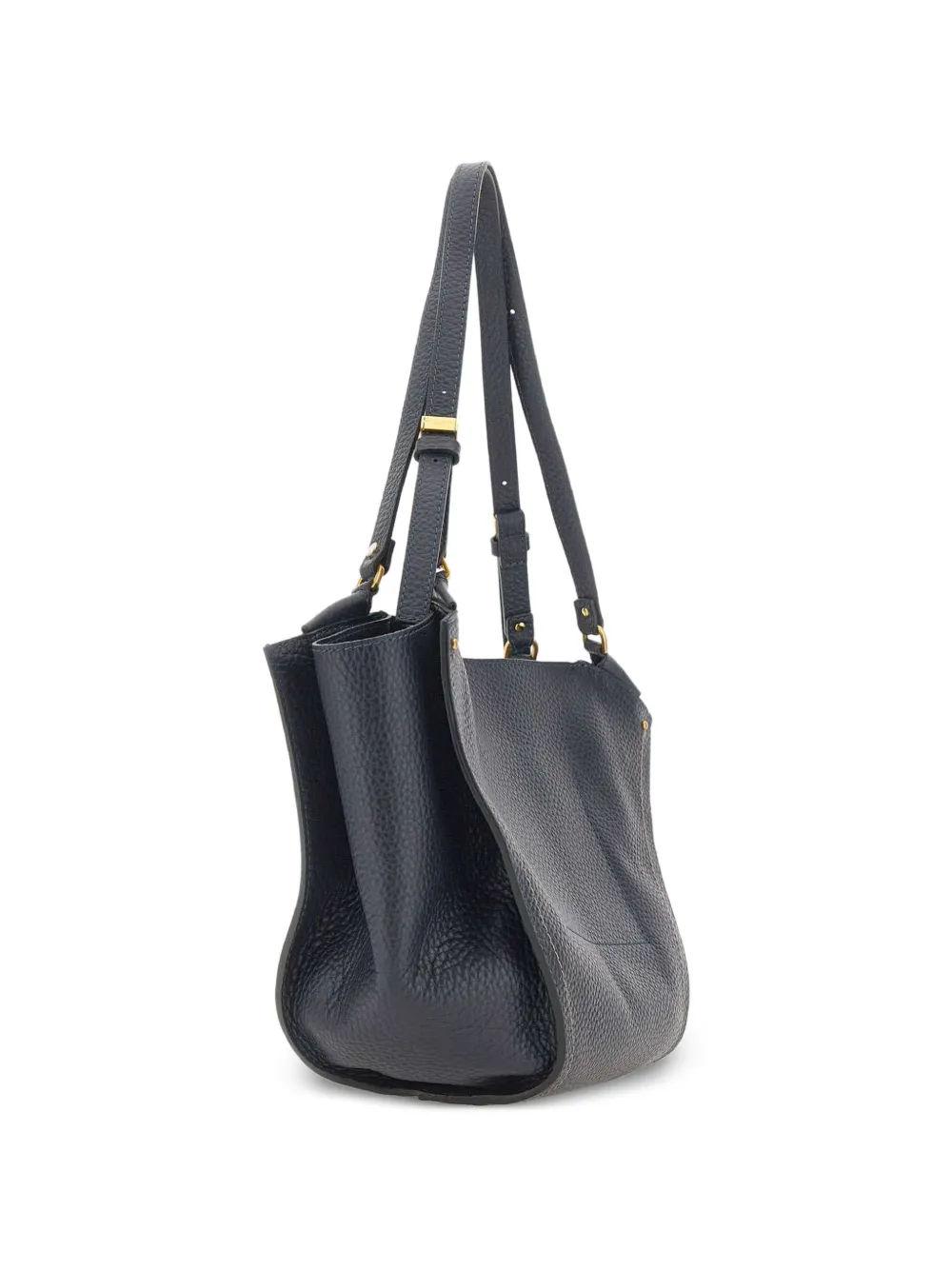 GIANNI CHIARINI Leren schoudertas Blauw