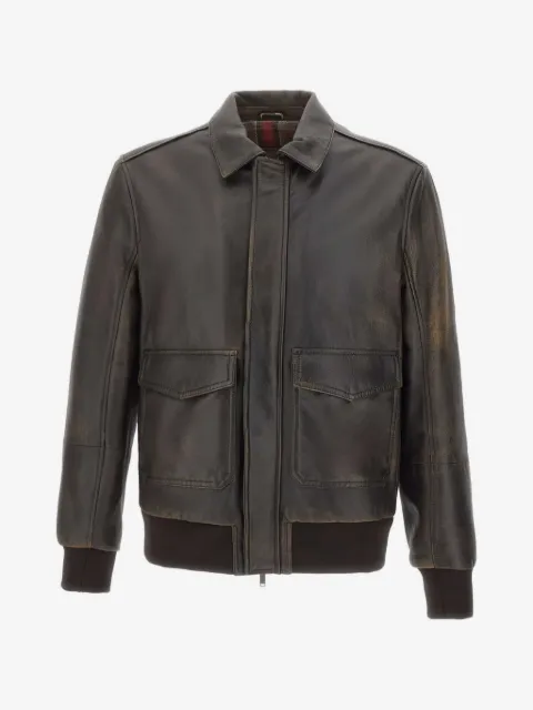 VOLFAGLI David Tundra leather jacket