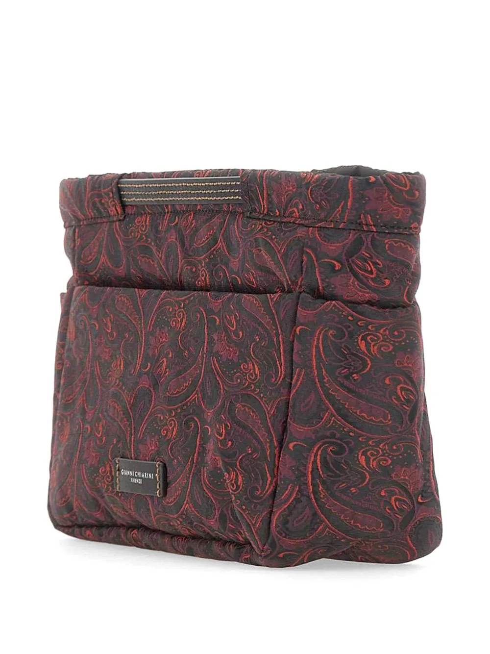 GIANNI CHIARINI Bags in Bag clutch met paisley-print Bruin