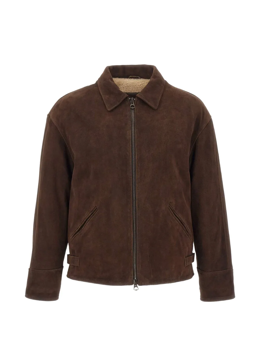 VOLFAGLI Ducale Degradé suede jacket - Marrone