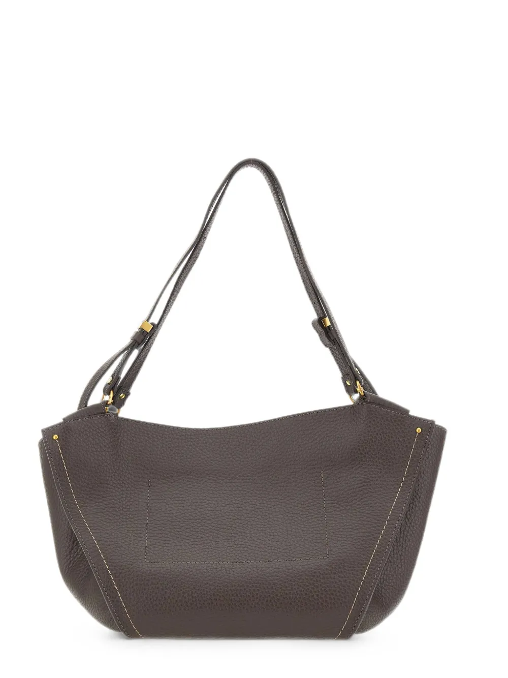 GIANNI CHIARINI Bloom grote leren schoudertas Grijs
