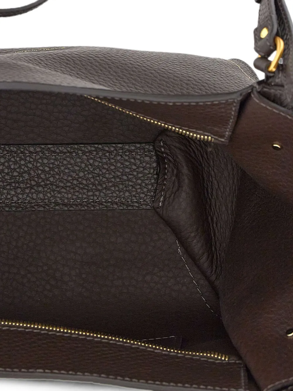GIANNI CHIARINI Bloom grote leren schoudertas Grijs