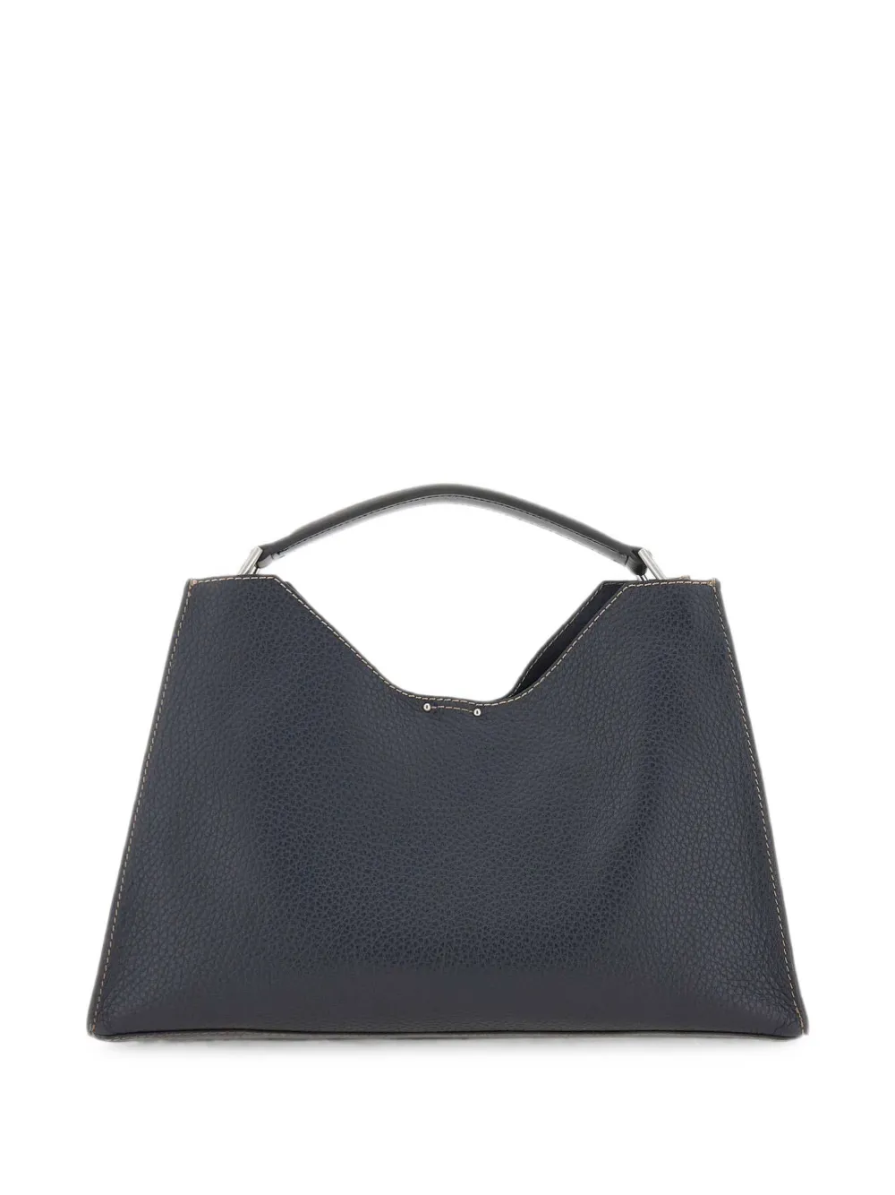 GIANNI CHIARINI large Aurora hammered leather tote bag - Blu