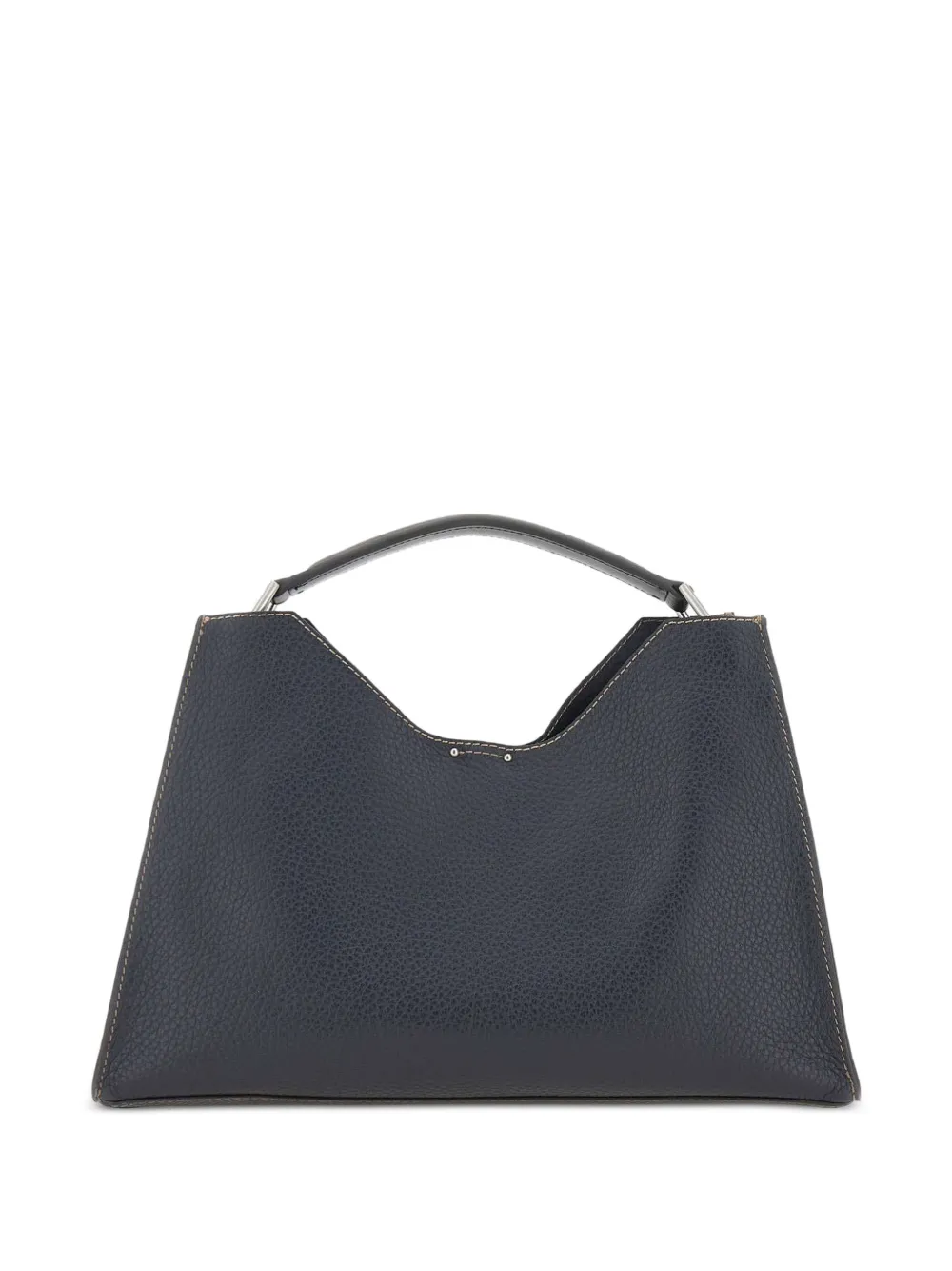 GIANNI CHIARINI large Aurora hammered leather tote bag - Blu
