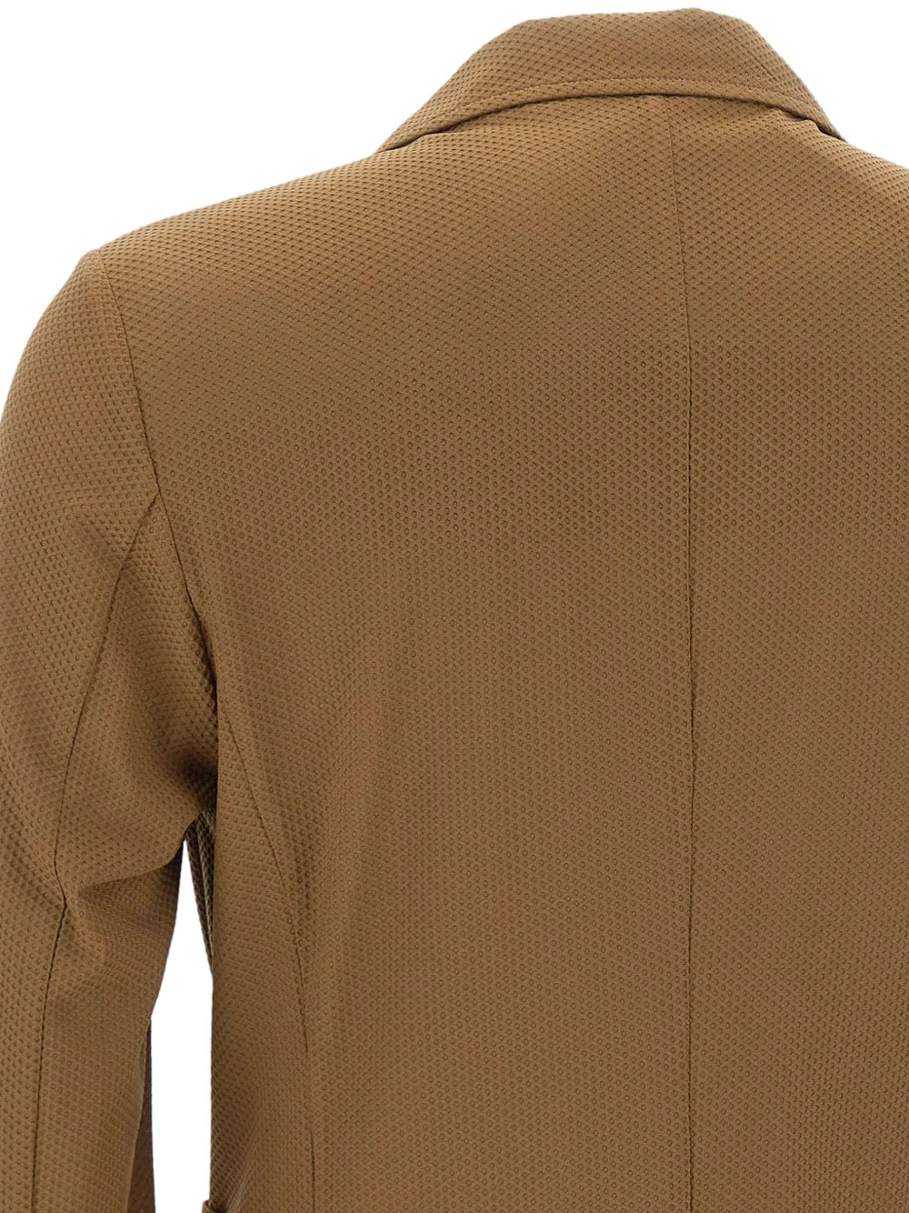 BOB Golden blazer met enkele rij knopen Bruin
