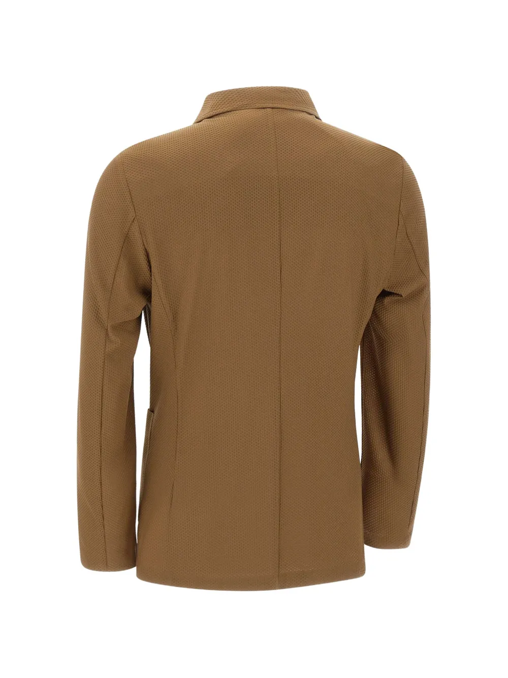 BOB Golden blazer met enkele rij knopen Bruin