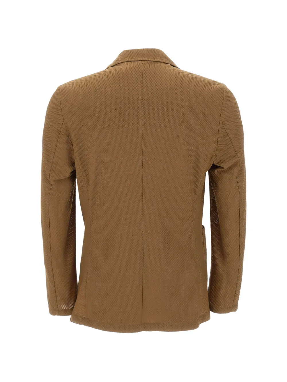 BOB Golden blazer met enkele rij knopen Bruin