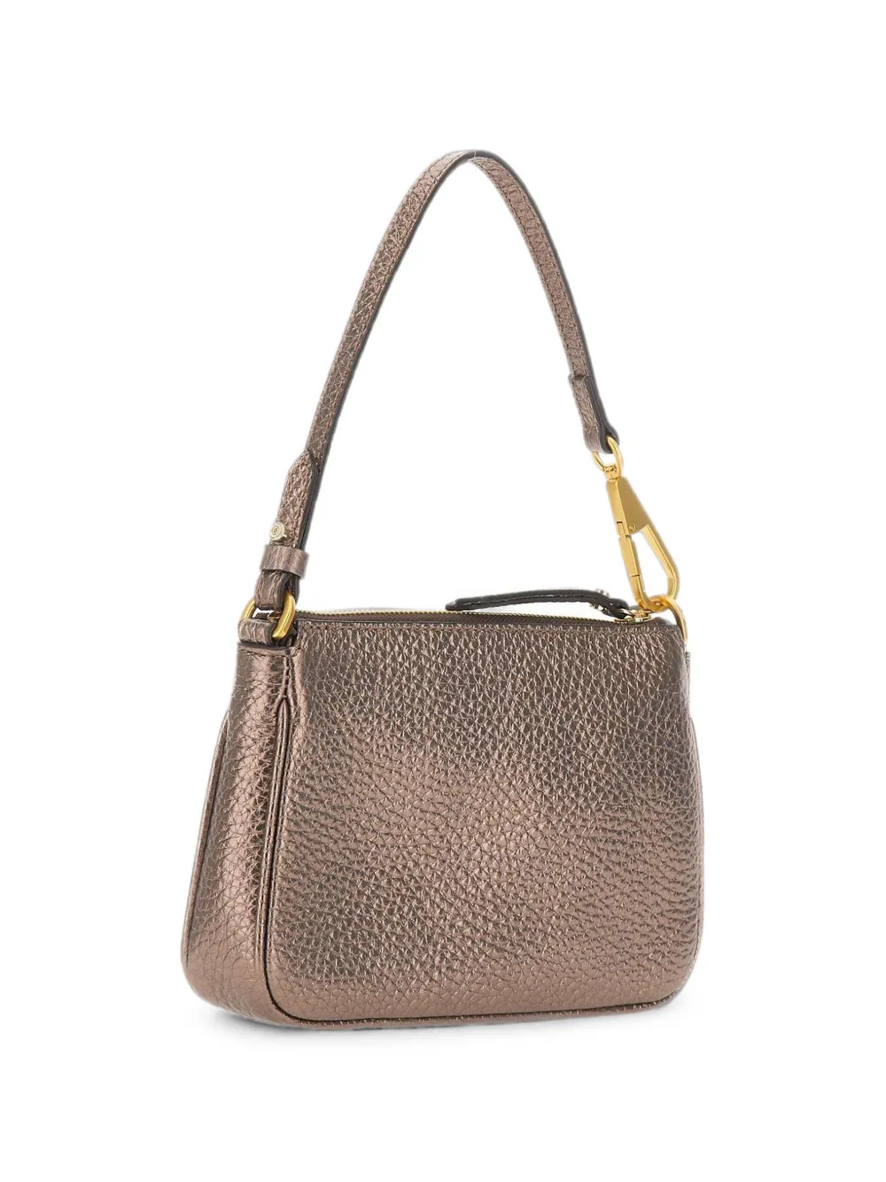 GIANNI CHIARINI Brooke leren schoudertas met maxi-structuur Roze