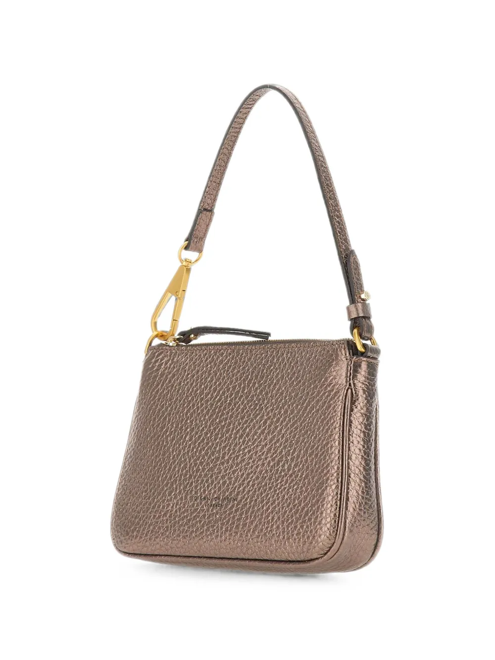 GIANNI CHIARINI Brooke leren schoudertas met maxi-structuur Roze
