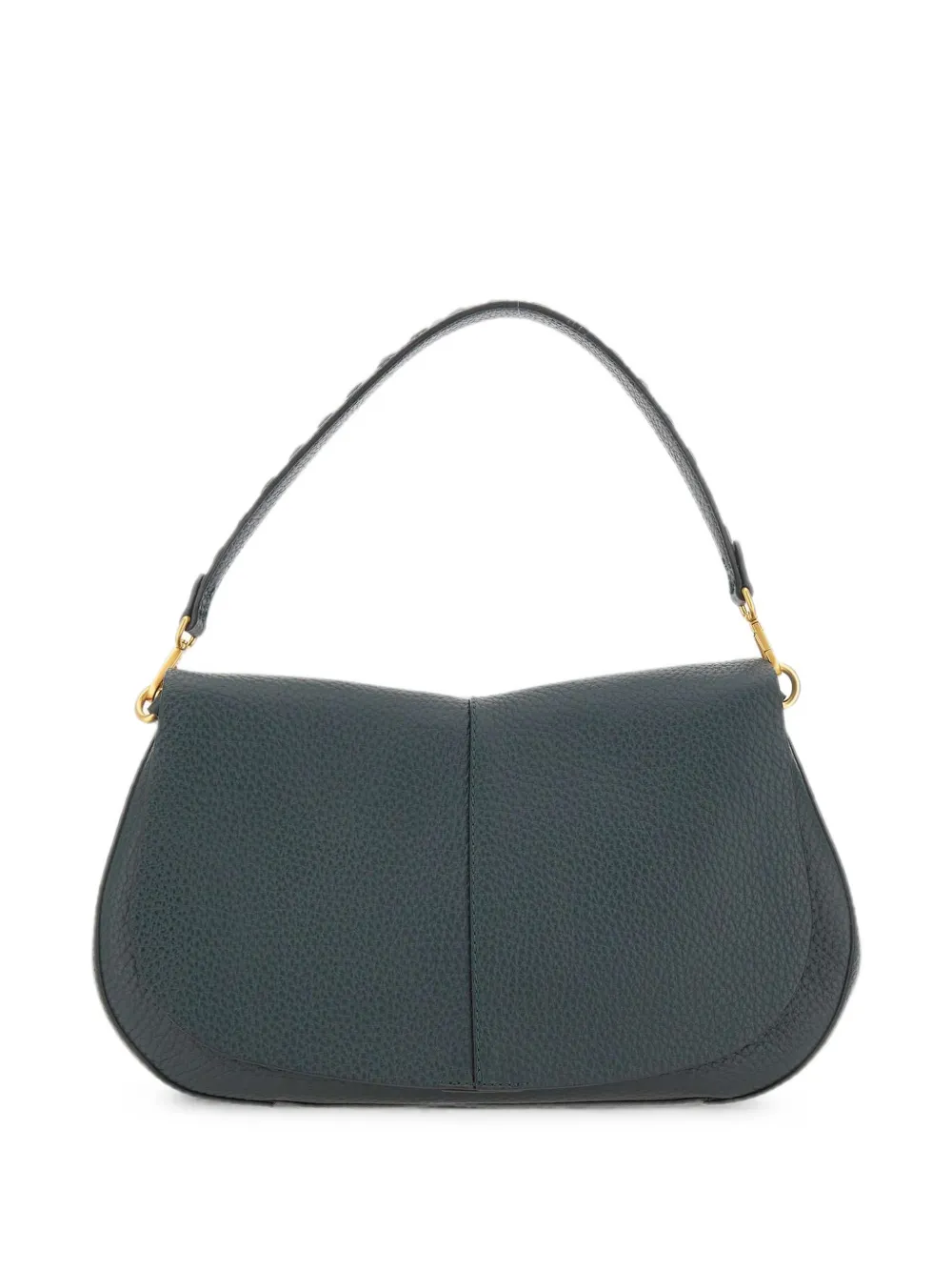 GIANNI CHIARINI Helena Round grained leather shoulder bag - Verde