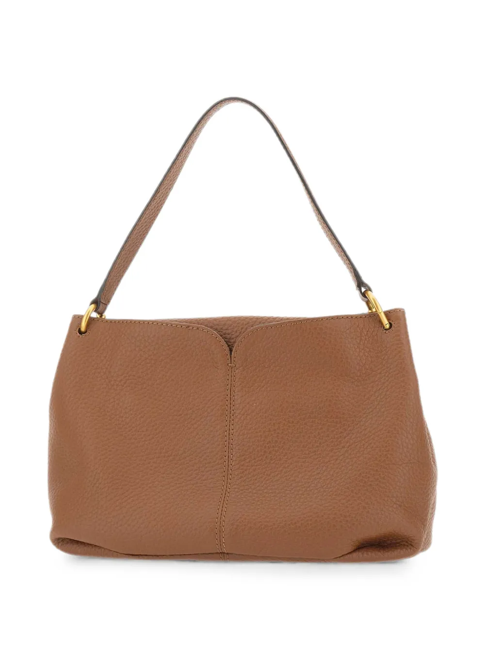 GIANNI CHIARINI Sandra leren schoudertas met textuur Bruin