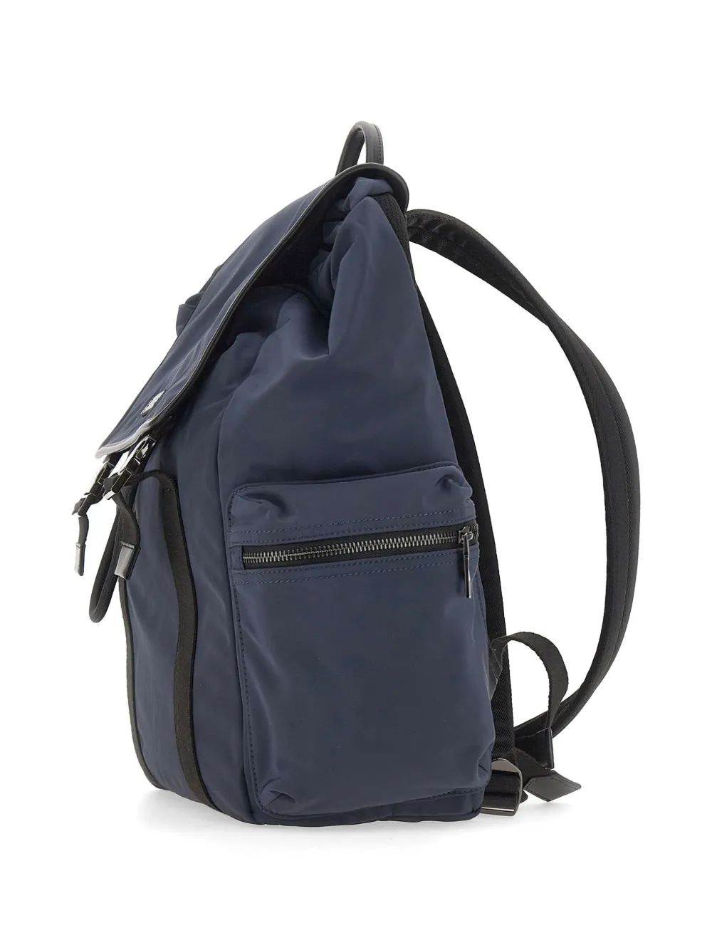 GIANNI CHIARINI Oslo rugzak met leren afwerking Blauw