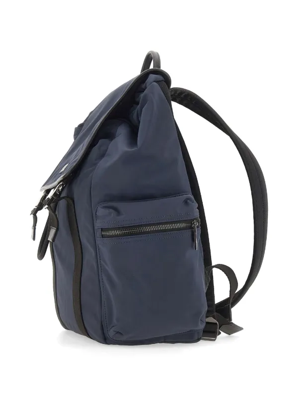 GIANNI CHIARINI Oslo レザートリム バックパック | ブルー | FARFETCH JP