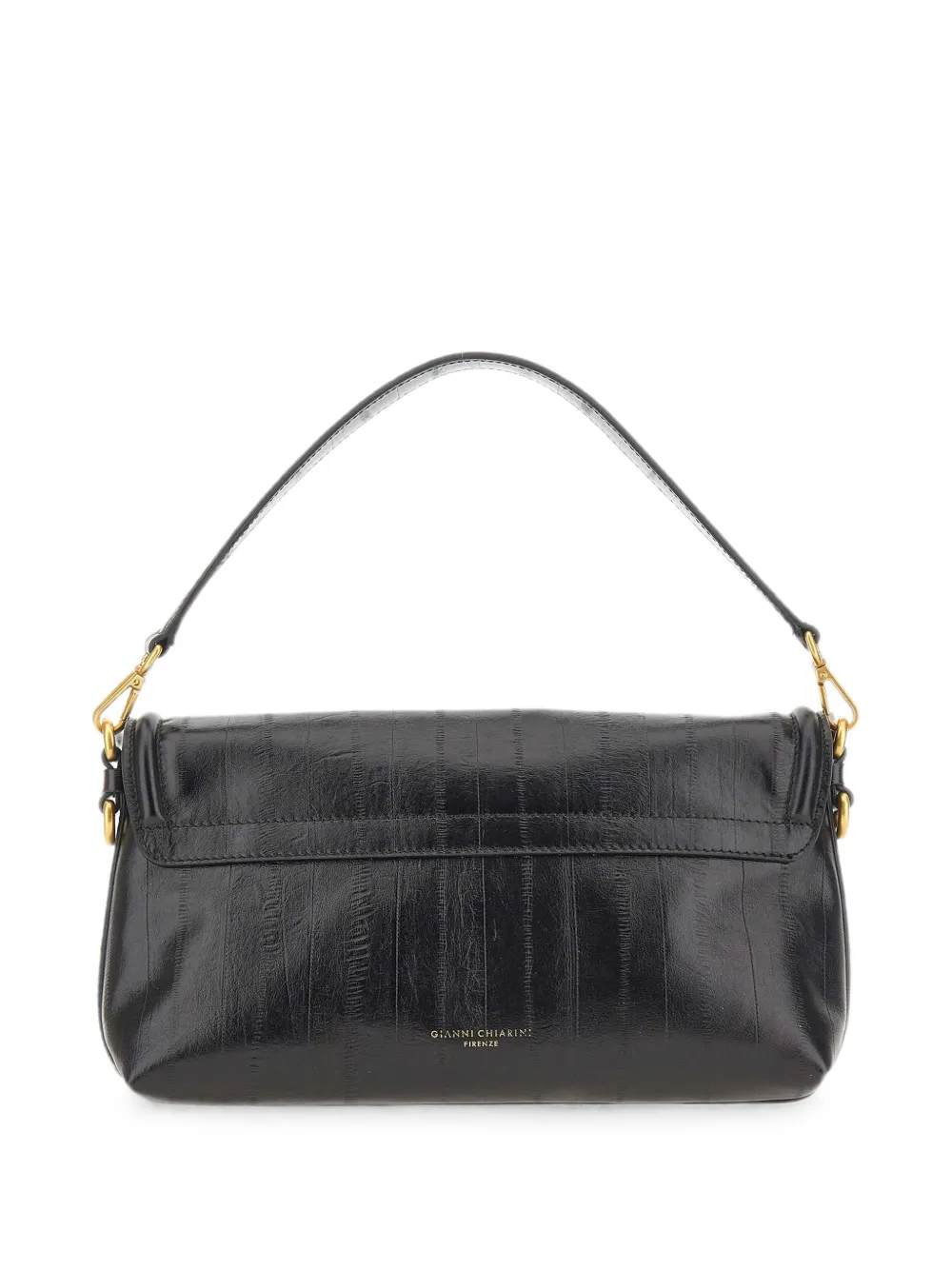 GIANNI CHIARINI Bea schoudertas met gestreept effect Zwart