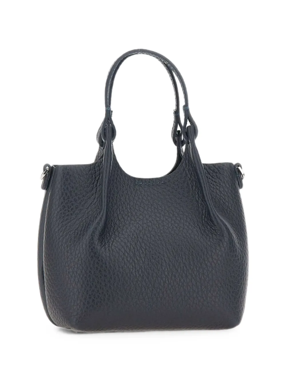 GIANNI CHIARINI Dua leren handtas met textuur Blauw