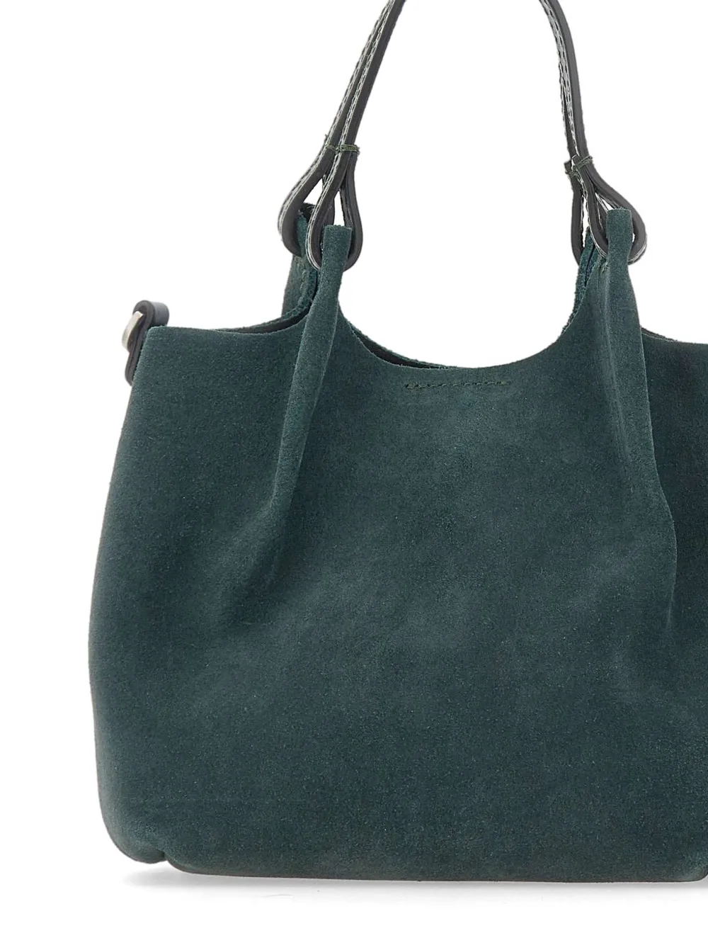 GIANNI CHIARINI Dua suède shopper Groen