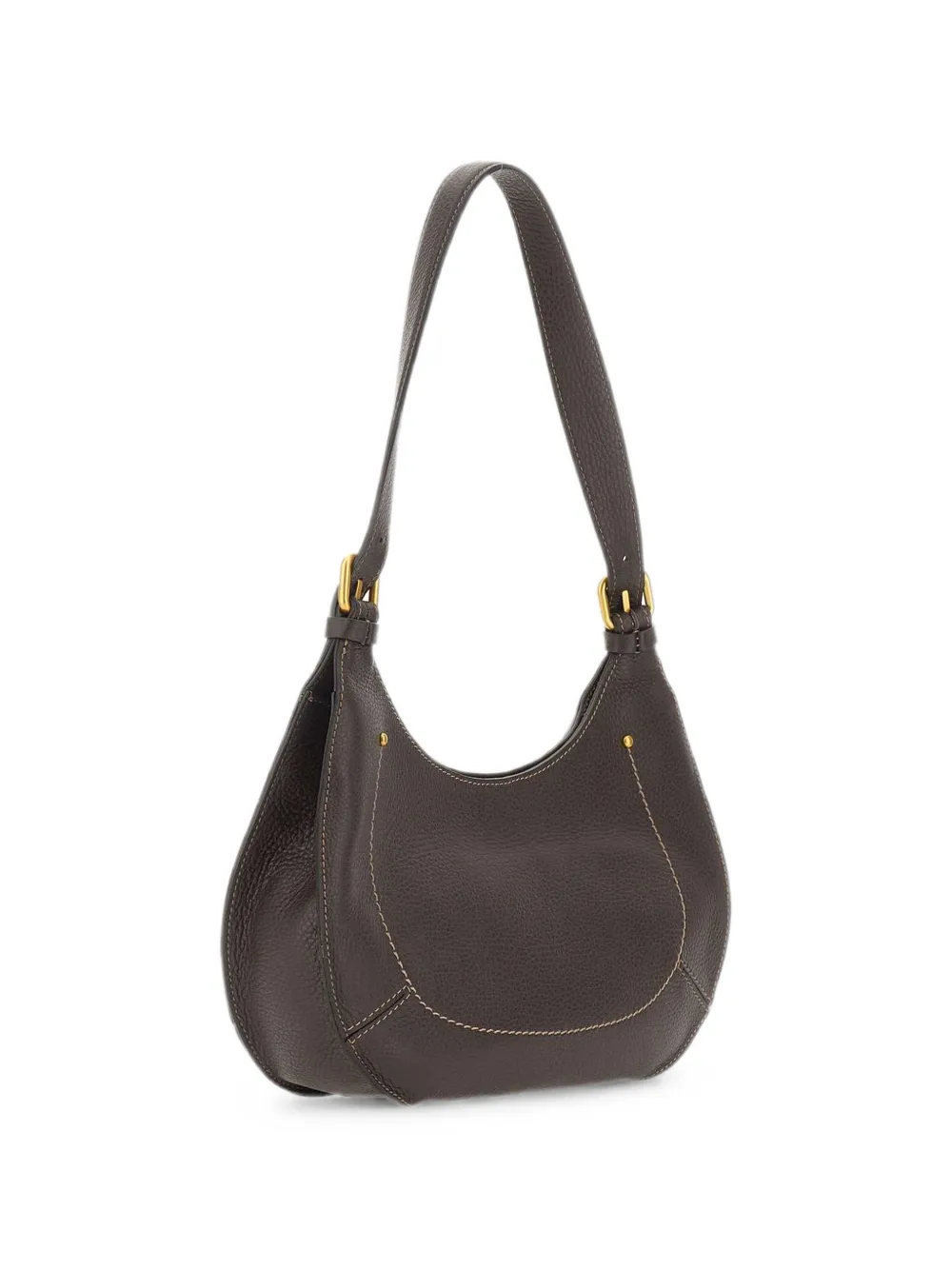 GIANNI CHIARINI Gabry leren schoudertas Bruin
